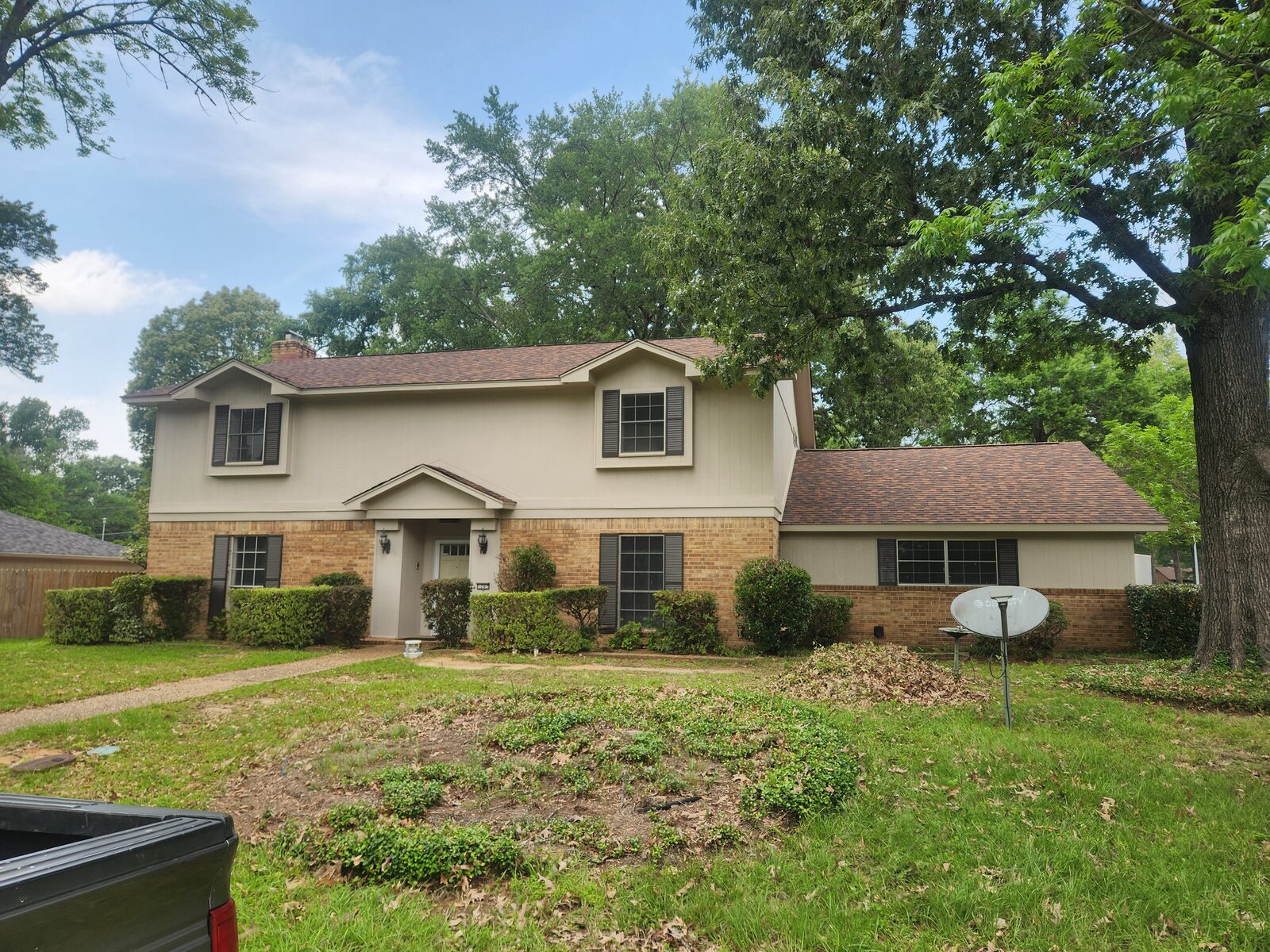 Front elevation — freshly painted