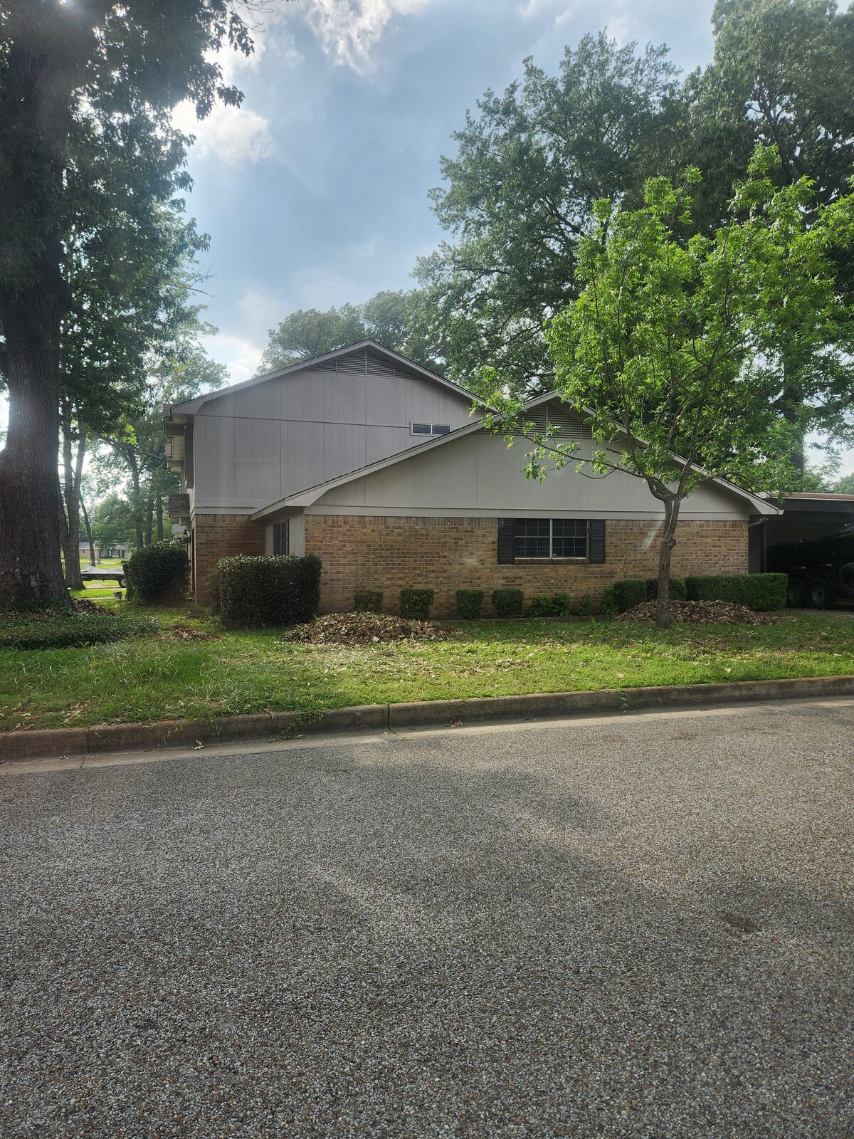 Side elevation & carport
