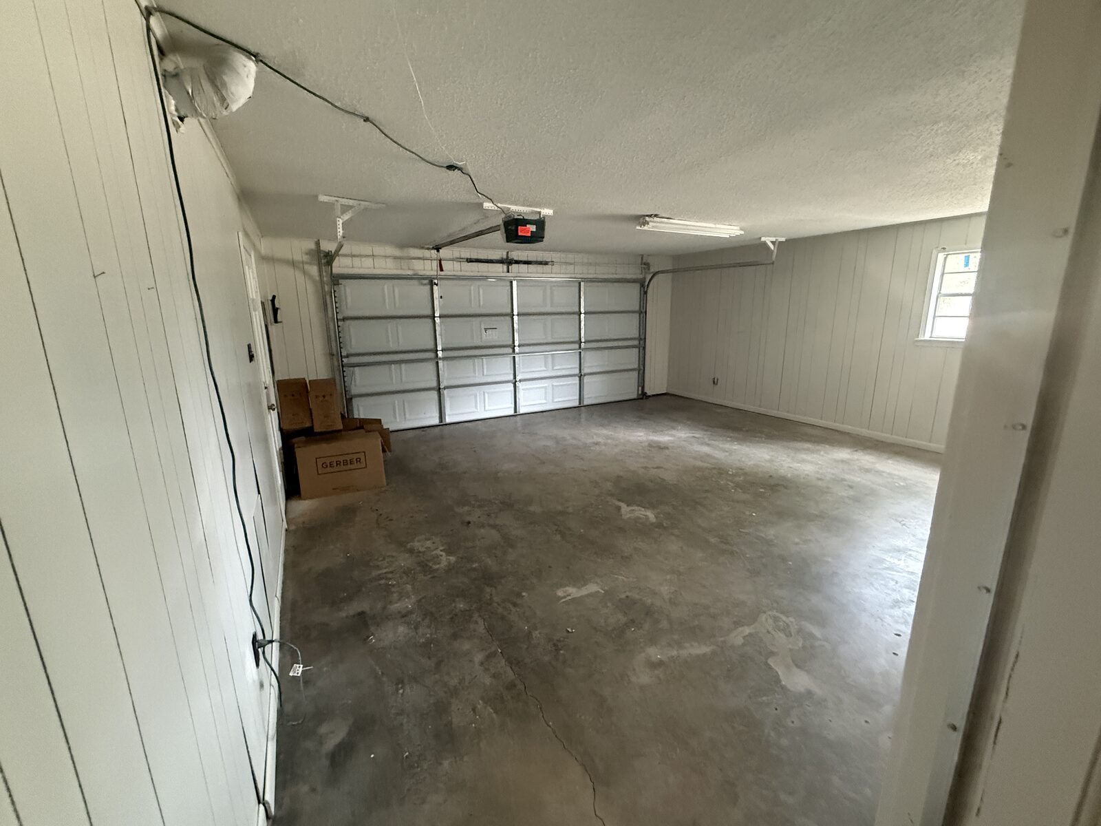 Two-car garage