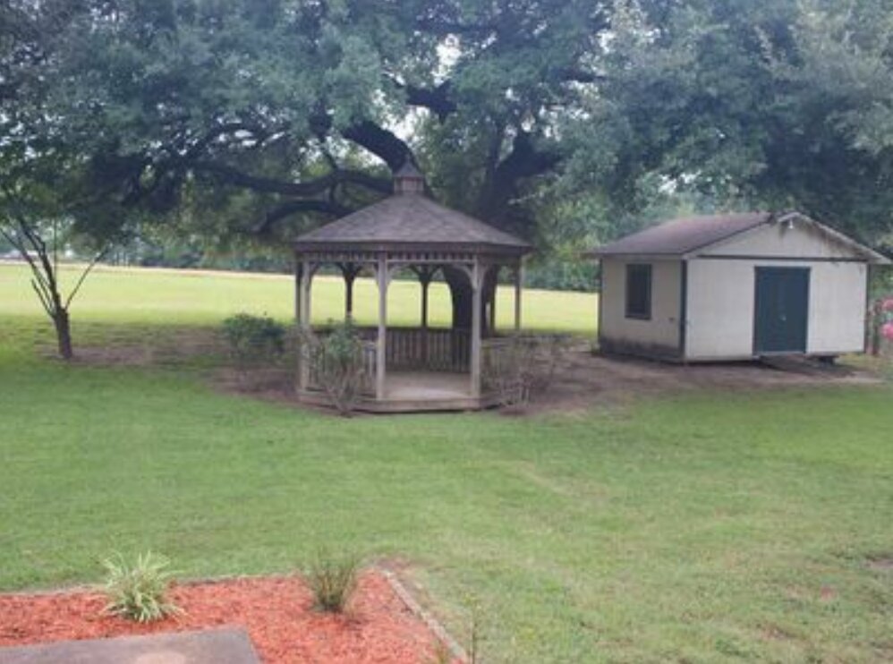 Gazebo & storage shed